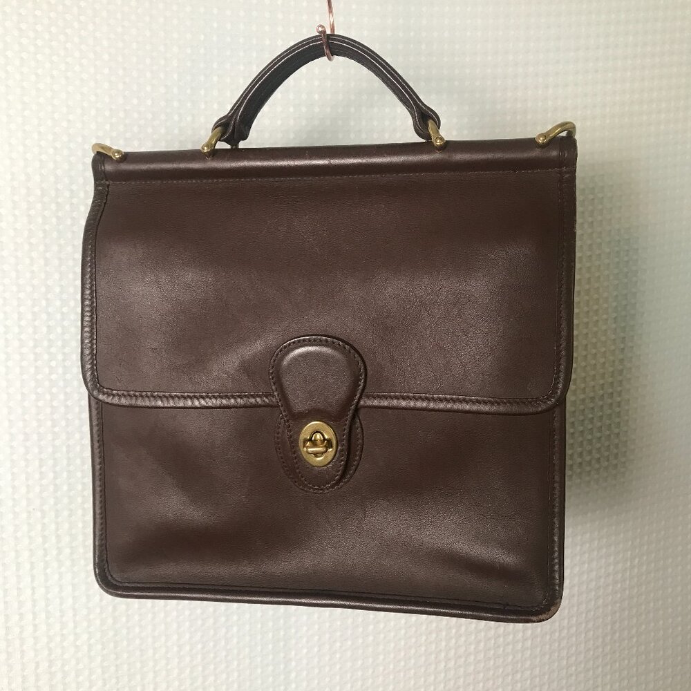 Coach VINTAGE Willis 9927 Leather Satchel Top Handle Crossbody  Shoulder Purse
